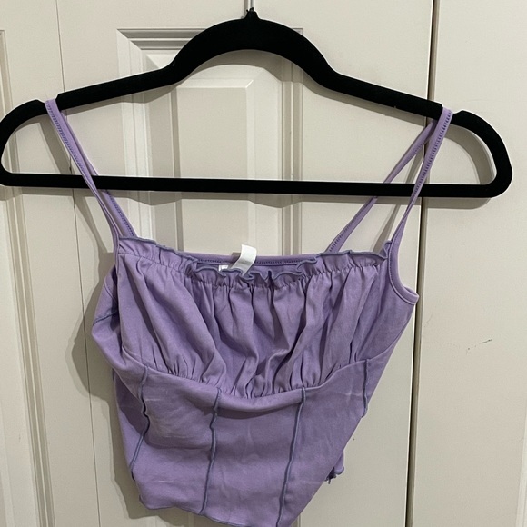 ruched crop top - Picture 1 of 2